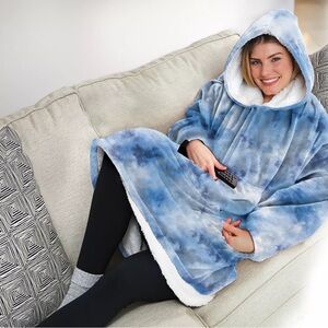 *CCO SALE* HUGGLE HOODIE Ultra Soft Fleece Sherpa Lined Hoodie Blanket